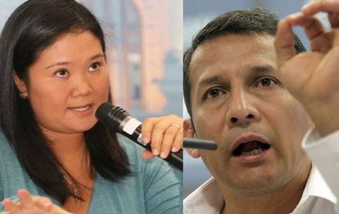 Ollanta Humala versus Keiko Fujimori: Pelea voto a voto
