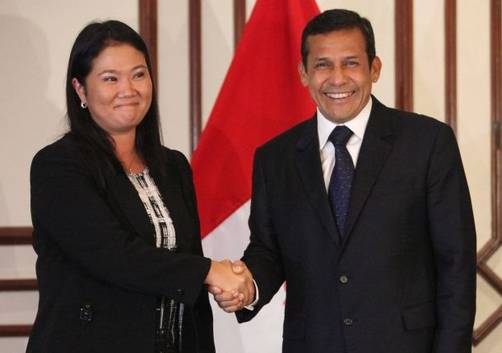 Keiko Fujimori admite el triunfo del izquierdista Ollanta Humala