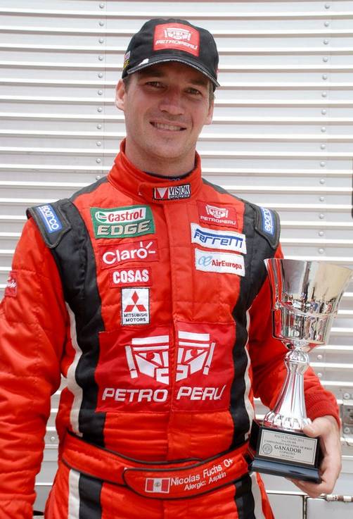 Nicolás Fuchs corre este domingo el Rally Asia