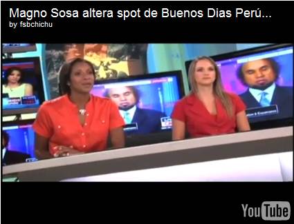 Magno Sosa copia spot de Buenos Días Perú