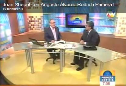 Entrevista a Juan Sheput en Primera Noticia ATV