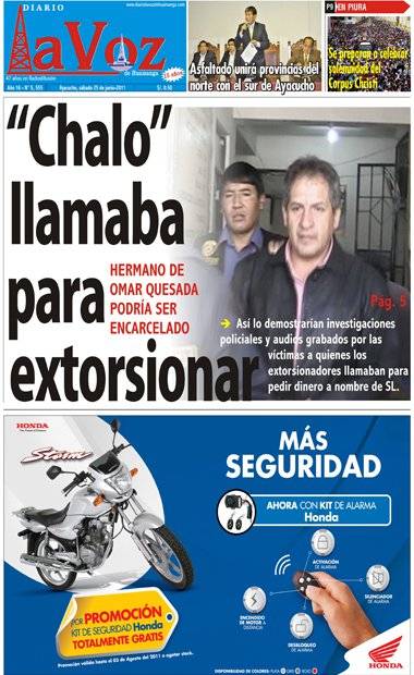 El hermano de Omar Quezada, 'Chalo', llamaba para extorsionar