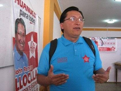 John Romero Lloclla forma su movimiento regional por Huanuco