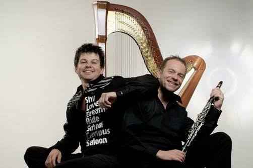Recital de Clarinete y Arpa en la Cancillería: A cargo del dúo austriaco compuesto por Gernot Fresacher y Werner Karlinger
