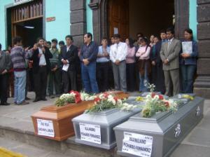 Se inician exhumaciones por caso de comuneros de Pampa Coris
