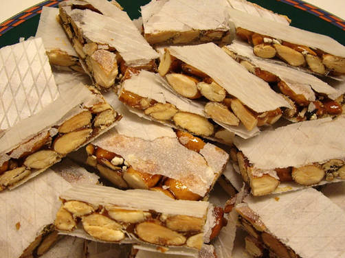 Navidad: Turron de almendra Navidad: Turron de almendra