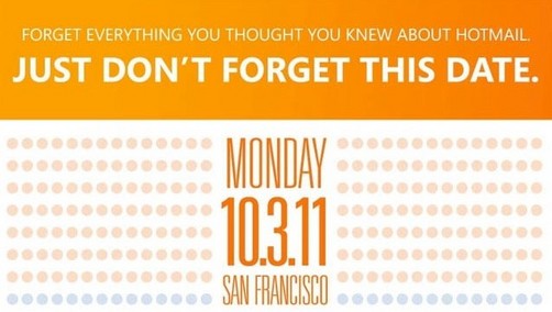 Microsoft presentará un nuevo Hotmail el 3 de octubre en San Francisco