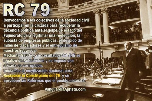 Por la Restitucion de la Constitucion del 79