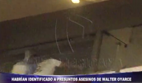 Habrían identificado a presuntos asesinos del joven Walter Oyarce