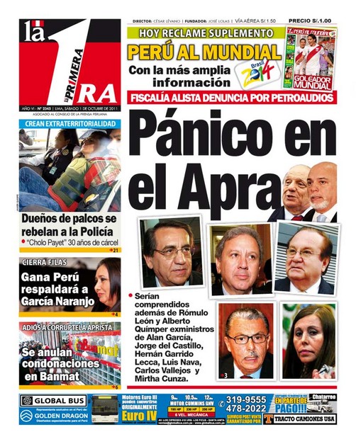 La Primera: Pánico en el APRA
