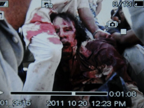 Mataron a Muammar Khadafi :D}