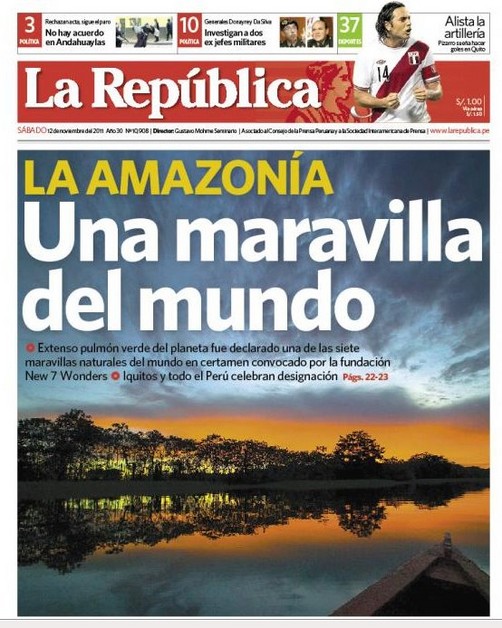 La Amazonía, una maravilla del mundo...