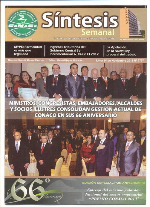 Ya salió Síntesis Semanal, el vocero oficial de CONACO
