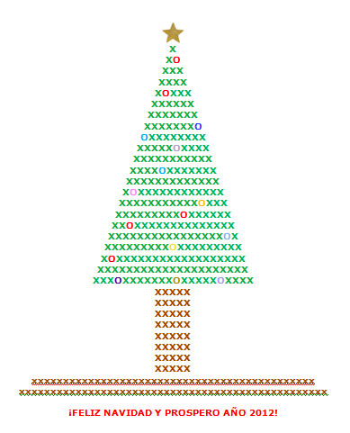 Se acerca la Navidad y el Año Nuevo 2012