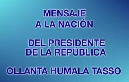 El punto de quiebre del HUMALISMO: El Mensaje a la Nación de Ollanta Humala