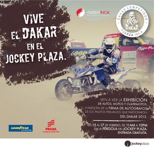 El Dakar 2013 llega al Jockey Plaza El Dakar 2013 llega al Jockey Plaza