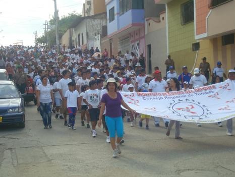CON ÉXITO SE REALIZÓ CAMINATA DEPORTIVA E INTEGRACIÓN FAMILIAR EN TUMBES CON ÉXITO SE REALIZÓ CAMINATA DEPORTIVA E INTEGRACIÓN FAMILIAR EN TUMBES