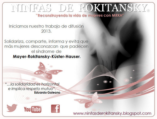Periodista Andrea González-Villablanca y Ninfas de Rokitansky inician proceso de difusión 2013
