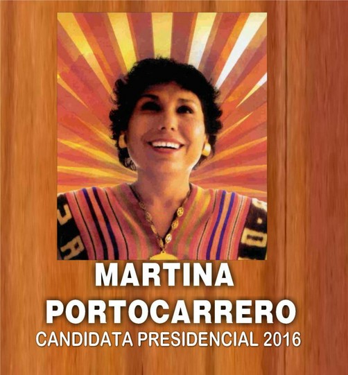 Martina Portocarrero candidata presidencial saluda a Dilma Rousseff