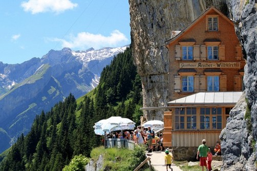 ¿Alguna vez has estado en Aescher hotel en Suiza?