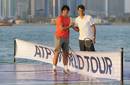 Rafael Nadal y Roger Federer abren la temporada de la ATP en Doha
