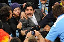 Mundial Sudáfrica 2010: Maradona se bronqueó con alemanes y Dalma tuvo que calmarlo