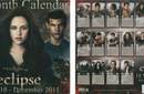 Robert Pattinson, Kristen Stewart y Taylor Lautner en nuevo calendario oficial de Eclipse
