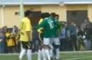 El rodillazo de Evo Morales jugando por el equipo de La Presidencia