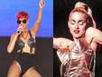 Madonna es imitada por Rihanna