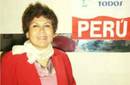 Martina Portocarrero será candidata presidencial