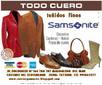 Casacas de cuero y gamuza