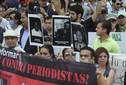 Periodistas mexicanos marchan contra la violencia antes de la visita de los relatores