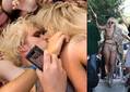 Lady Gaga beso a Justin Tranter y se lanzó al público en el Festival Lollapalooza