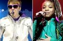 Justin Bieber y Willow Smith causan sensación en Dublín