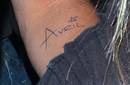 Avril Lavigne tatuada en el brazo de Brody Jenner