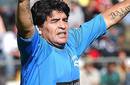 Maradona feliz con la selección Argetina
