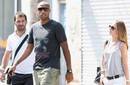 Thierry Henry camina con su novia en Nueva York