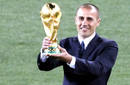 Fabio Cannavaro tuvo el trago amargo de presentar la Copa del Mundo en la final