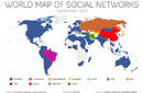 Facebook sigue siendo líder indiscutible en mapamundi de redes sociales