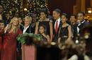 Barack Obama canto villancicos con Mariah Carey y Ellen Degeneres