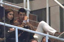 Cristiano Ronaldo e Irina Shayk muy cariñosos en el encuentro entre el Real Madrid y el Hércules