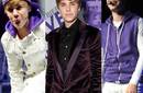 Justin Bieber un ídolo de look morado