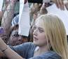 Dakota Fanning en los estudios ABC de Jimmy Kimmel