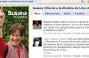 Susana Villarán tiene más de 11 mil seguidores en Facebook