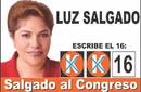 Keiko Presidente: Luz Salgado al Congreso