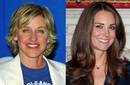 Ellen DeGeneres es prima lejana de Kate Middleton