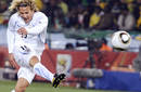 Diego Forlán es el actual goleador del Mundial Sudáfrica 2010