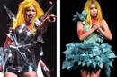 Lady Gaga se presentó en Filadelfia luciendo cabello amarillo y nuevo tatuaje