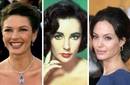 Angelina Jolie y Catherine Zeta Jones compiten por el papel de Elizabeth Taylor