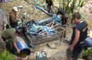 En operativo helitrasportado se destruye cinco pozas de produccion de droga en Ayacucho